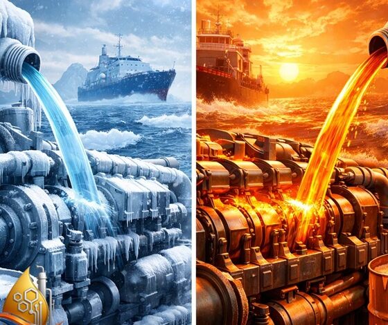 چالشهای نگهداری روانکارهای دریایی در شرایط آب و هوایی نامساعد