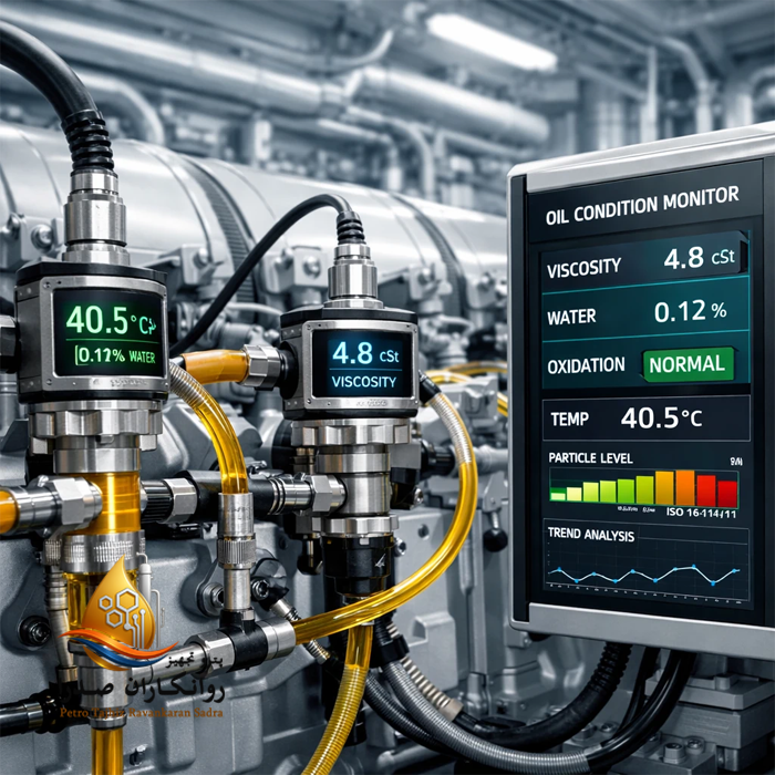 سیستم روانکاری هوشمند + حسگرهای آنلاین پایش روغن