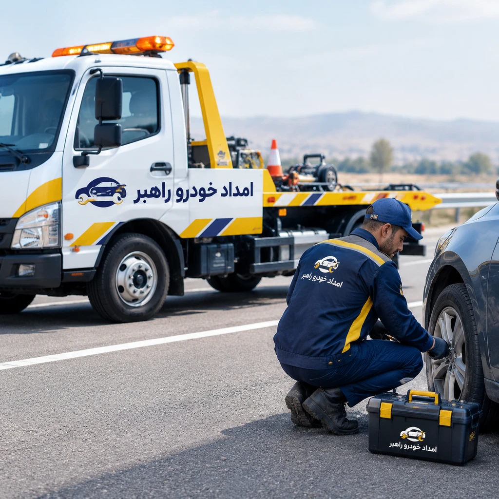 خدمات امداد خودرو شبانه روزی